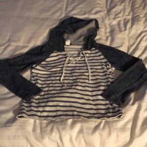Long sleeve striped hoodie from Venus